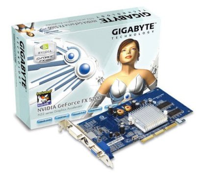Gigabyte GV-N52128DE (NVIDIA GeForce FX 5200, 128MB, 64bit, AGP 8x)
