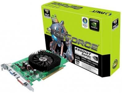 PALIT Geforce 8500GT (NDIVIA GeForce 8500GT, 256MB, 128-bit, GDDR2, PCI Express x16)  