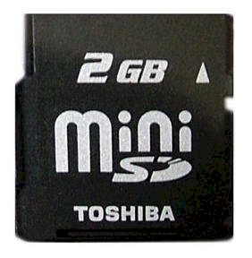 Toshiba MiniSD 2GB