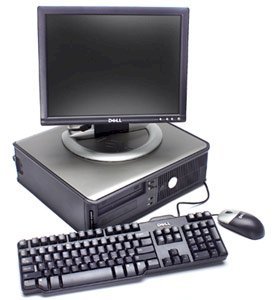 Máy tính Desktop Dell OptiPlex GX280 (Intel 915 Intel Pentium IV (3.0GHz, 2MB Cache, 800Mhz FSB), 512MB DDRII 533Mhz, 80GB SATA HDD,Monitor Dell CRT 15") PC  Dos