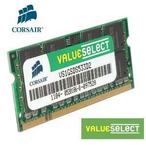Corsair -  DDRam - 1GB - Bus 400Mhz - PC3200 For Notebook