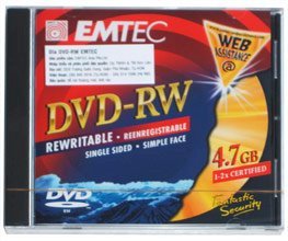 Đĩa DVD ghi nhiều lần - hộp đơn - 4.7GB