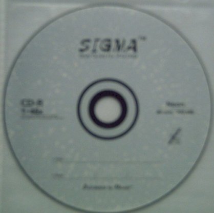 CD-R Sigma lòng đen chống xước