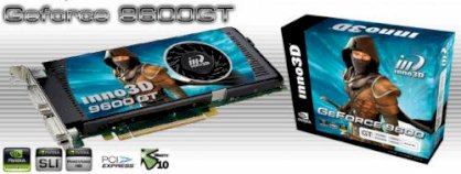 Inno3D Geforce 9600GT (Geforce 9600GT, 512MB, 256-bit, GDDR3, PCI Expressx16)