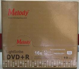 Melody DVD+R LightScribe vỏ