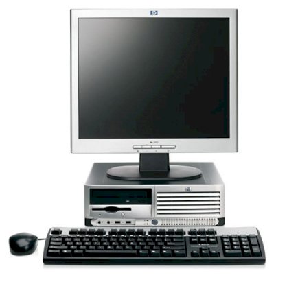 Máy tính Desktop HP Compaq DC7600 (PU700AV) (Intel Duo Core D925 (3.0 Ghz-2x2MB Cache), 512 MB DDR2, HDD 80GB SATA , CRT 15" HP) Windows XP Pro