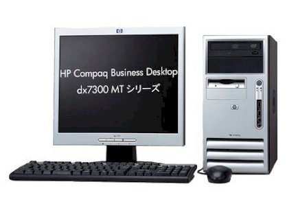 Máy tính Desktop HP-Compaq DX7300 (ET113AV) (Dual Core D945 3.4 GHz/ 4MB Cache/ Chipset Q965/ 512MB DDR/ 80GB HDD / 15" Monitor) Windows Vista Home Basic