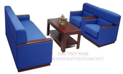 Salon Gỗ Tự Nhiên, Đệm Bọc Nỉ - GSC-SLN01