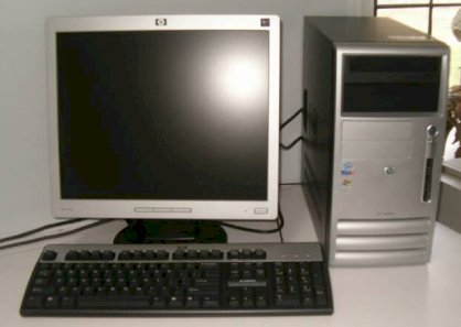 Máy tính Desktop HP Compaq DC5100SFF (PM215AV) (Intel Pentium IV 541 (3.2Ghz, 1MB Cache, 800Mhz FSB), 512MB DDR2 533MHz, 80GB SATA, 17" CRT HP) Windows XP Professional