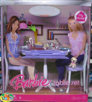 Búp bê Barbie Table Set BB L9480