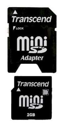 Transcend MiniSD 2GB 80x