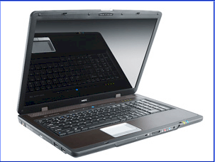 NEC Versa P9110 2203DR C2D Intel Core 2 Duo T7500 (2.2GHz, 4MB Cache  L2, 800MHz FSB), 2048MB DDR2 667MHz, 250GB SATA 5400rpm, Window Vista Ultimate