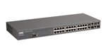 SMC6128L2TigerSwitch 10/100 24Port Standalone Managed Switch with 4Gigabit combo ports (RJ-45/SFP)