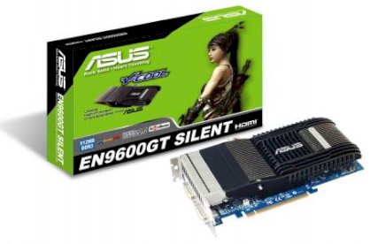 Asus EN9600GT SILENT/HTDI/512M (NVIDIA GeForce 9600GT, 512MB, GDDR3, 256-bit, PCI Express 2.0 x16)  