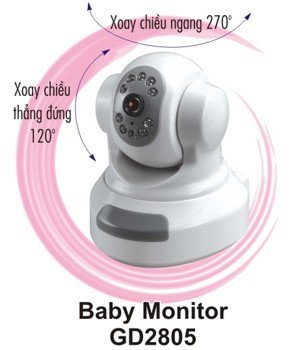 Thiết bị quan sát Bé từ xa qua internet Baby Monitor GD2805