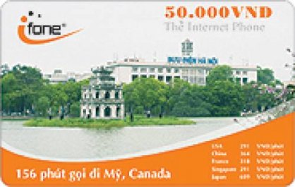 Thẻ ifone mệnh giá 50.000