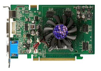 BIOSTAR V8502GT21 (NVIDIA GeForce 8500GT, 256MB, 128-bit, GDDR2, PCI Express x16)