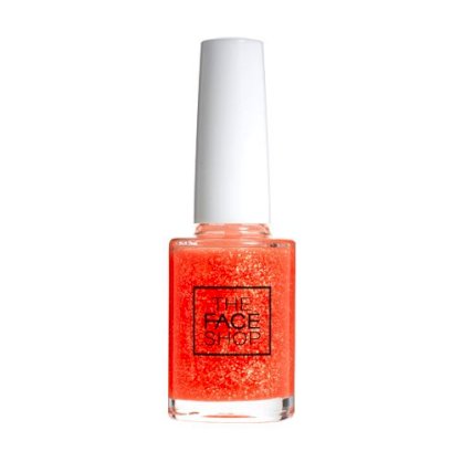 NAIL COLOR #44 ORANGE SPARKLE - Sơn móng màu cam lấp lánh