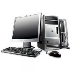 Máy tính Desktop  HP - Dx2700 (RC737AV) , (Intel Core 2 Duo E4400 , 512MB RAM , 80GB HDD , Intel Graphic Media Accelerator 3000 , Window XP Pro , Monitor HP S5502 15inch)