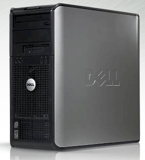 Máy tính Desktop dell Optiplex 745 (Intel Core 2 Duo E4600 2.4GHz, 1GB RAM, 80GB HDD, VGA Intel GMA X3100, PC DOS)