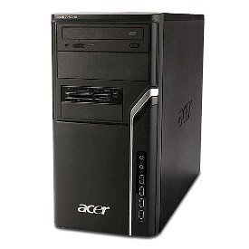 Máy tính Desktop Acer Aspire M1100 (003) (AMD Athlon 64 3500+  2.2 GHz , 512MB RAM , 160GB HDD , VGA ATI Radeon X1200 , Free Linux , không kèm theo màn hình)