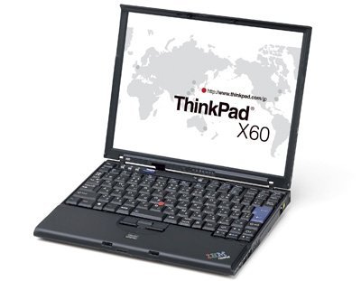 Lenovo ThinkPad X60 (1706-B49) (Intel Core 2 Duo T5600 1.83Ghz, 512MB RAM, 60GB HDD, VGA Intel GMA 950, 12.1 inch, Windows XP Professional)