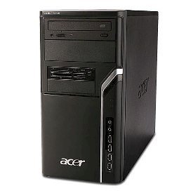 Máy tính Desktop Acer Aspire M1100 (014) (AMD Athlon 64 3500+  2.2 GHz , 1GB RAM , 160GB HDD , VGA ATI Radeon X1200 , Free Linux , không kèm theo màn hình)