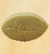 Verbena Soap with Leaves (75g)-Xà bông Verbena hình dạng chiếc lá (L'occitane)