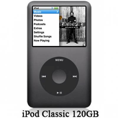 Máy nghe nhạc Apple iPod Classic 120GB (Thế hệ 6)
