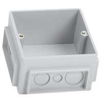 Đế cho ổ cắm đôi âm sàn - Flush mounting box - for floor box 6503 49 - 2x3 mod - plastic