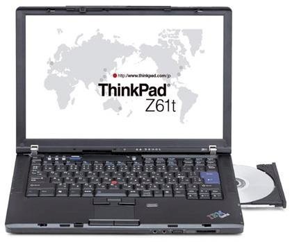 Lenovo ThinkPad Z61T (Intel Core 2 Duo T5500 1.66Ghz, 2GB RAM, 120GB HDD, VGA Intel GMA 950, 14.1 inch, Windows Vista Home Premium)