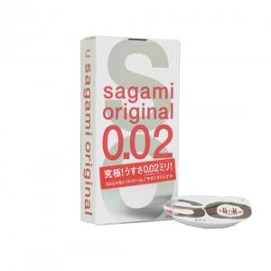 Bao cao su Sagami Original 0.02 (hộp 2 cái)