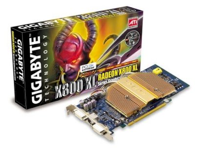GIGABYTE GV-RX80L512V (ATI Radeon X800 XL, 512MB, GDDR3, 256 bit, PCI Express x16) 