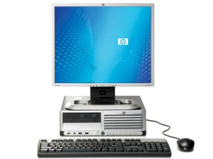 Máy tính Desktop HP Compaq dc7700 (Intel Pentium D945 3.4GHz, 512MB RAM, 80GB HDD, VGA Intel GMA 3000, Free DOS, Monitor HP 17 inch CRT)