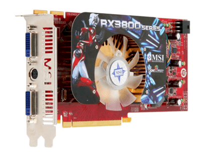 MSI RX3850-T2D1G (ATI Radeon HD 3850, 1GB, 256-bit, GDDR2, PCI Express x16 2.0)