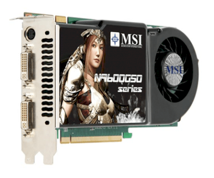 MSI N9600GSO-T2D768-OC (NDIVIA GeForce 9600 GSO, 768MB, 192-bit, GDDR3, PCI Express x16 2.0)