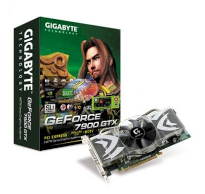 GIGABYTE GV-NX79X512DB-ED-RH (NVIDIA GeForce 7900 GTX, 512MB GDDR3, 256 bit, PCI Express x16)   