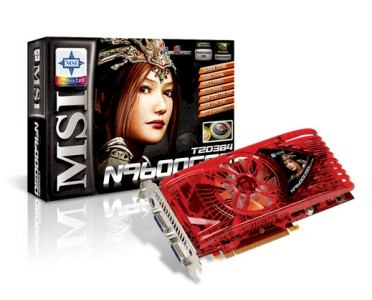 MSI N9600GSO-T2D384-OC (NDIVIA GeForce 9600 GSO, 384MB, 192-bit, GDDR3, PCI Express x16 2.0)