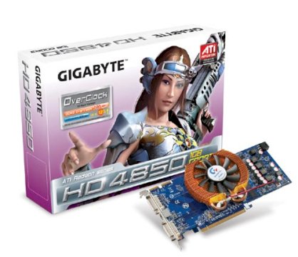 GIGABYTE GV-R485OC-1GH (ATI Radeon HD 4850, 1GB, GDDR3, 256-bit, PCI Express 2.0 x16) 