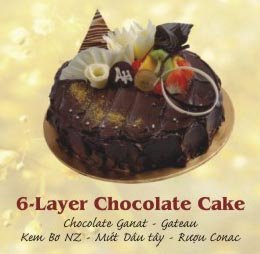 6 - Layer Chocolate Cake