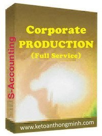 Phần mềm kế toán S-accounting Corporate sản xuất (Full Service)