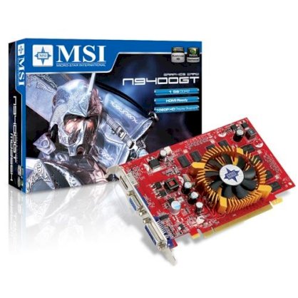 MSI N9400GT-MD1G (NDIVIA Geforce 9400GT, 1GB, 128-bit, GDDR2, PCI Express x16 2.0)