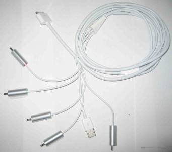Cable Video & USB for iPhone - Dây kết nối AV 7 cho iphone 3G