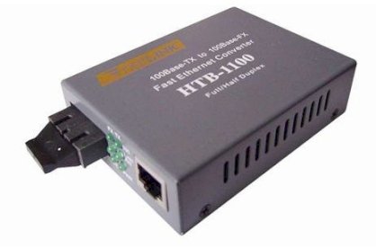 Netlink converter HTB-1100-2 10/100BASE-T to 100BASE-FX Converter, RJ45 to Fiber-Optic, SC, Multi-Mode, 2 KM