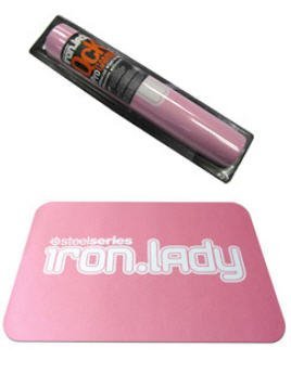 SteelSeries iron lady QcK (pink)