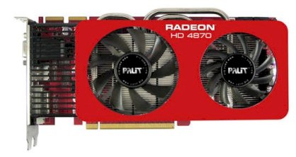 PALIT Radeon HD 4870 1GB Sonic Dual Edition (ATI Radeon HD 4870, 1GB, 256-bit, GDDR5, PCI Express x16 2.0) 