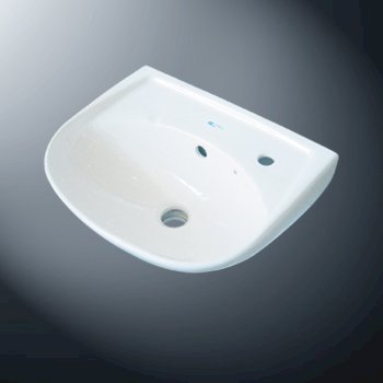 Chậu rửa mặt (lavabo) Inax L-280V màu trắng 