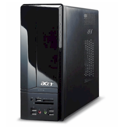Máy tính Desktop Acer Aspire X1700 (004) (Intel Dual Core E2200 2.2GHz, 1GB RAM, 160GB HDD, VGA Nvidia Geforce 7100, Linux, Không kèm màn hình)