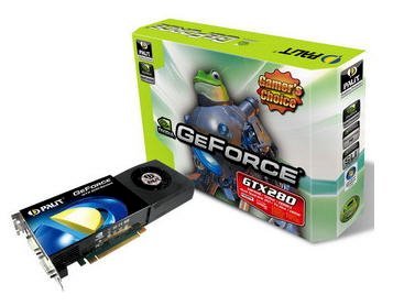 PALIT GeForce GTX 260 (GeForce GTX 260, 896MB, 448-bit, GDDR3, PCI Express x16 2.0)