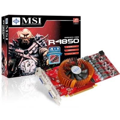 MSI R4850-2D1G (ATI Radeon HD 4850, 1GB, 256-bit, GDDR3, PCI Express x16 2.0)